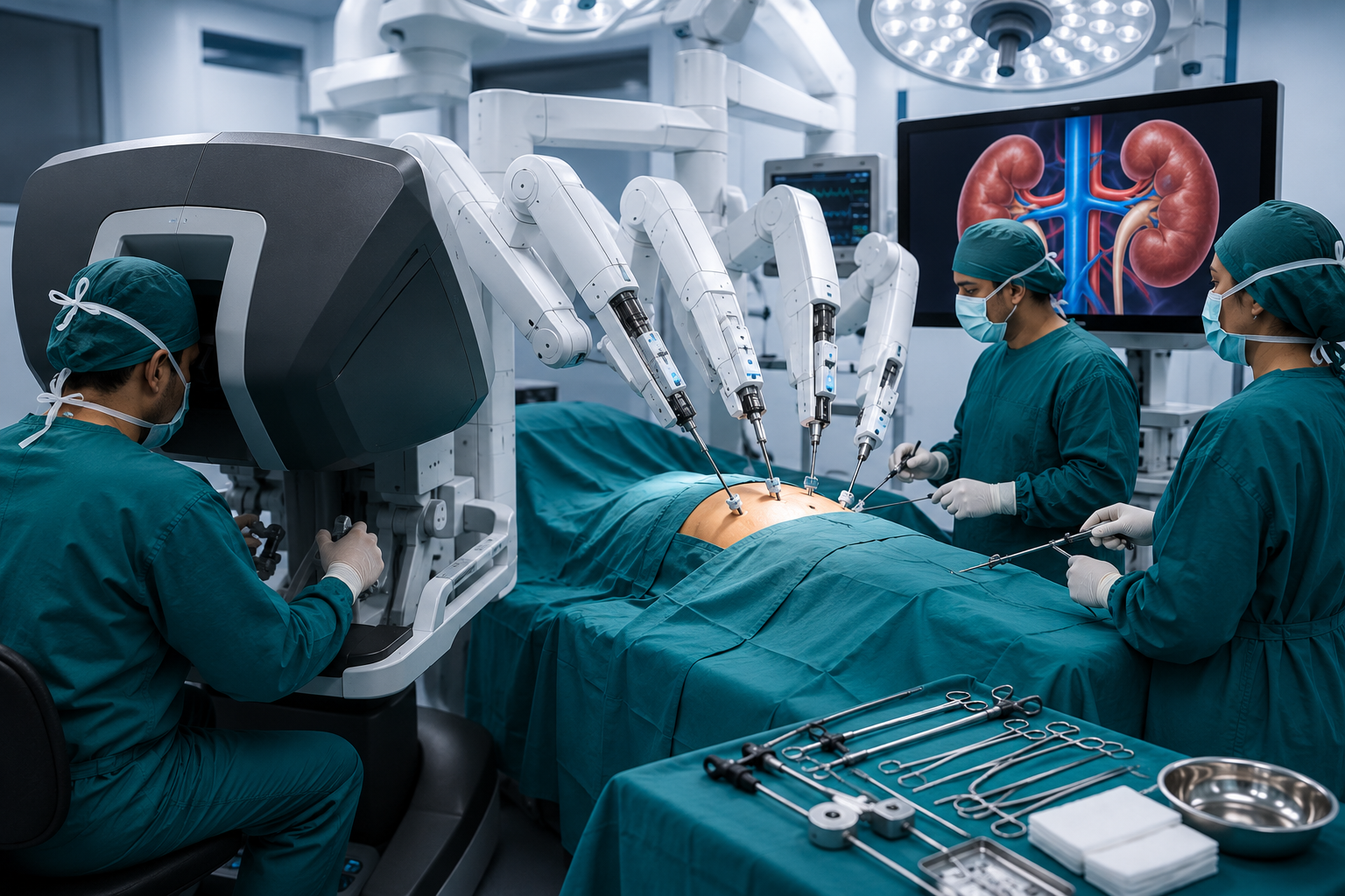 Surgical procedure illustration